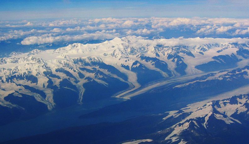 The Alaska Range from above