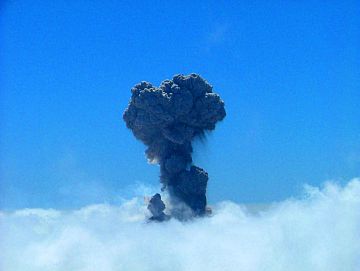 Colima Volcano Eruption