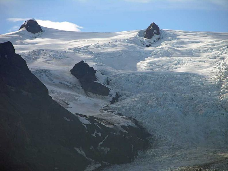 Icefall on Hvannadalshnukur