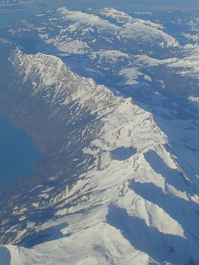 The Alps from above